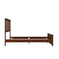thumbnail image 4 of Leo & Lacey Farmhouse Solid Wood Full Spindle Bed with Headboard in Walnut, 4 of 8