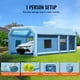 thumbnail image 3 of Cabina de pintura inflable VEVOR, 27,9 x 15,7 x 10,8 pies, cabina de pintura inflable, cabina de pintura portátil para automóviles para camiones pequeños, con sopladores potentes de 950 W + 750 W y, 3 of 9