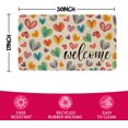 thumbnail image 3 of Valentines Day Door Mat,Valentines Colourful Love Hearts Indoor Outdoor Non-Slip Doormat,Entryway Front Porch Valentine''s Day Welcome Mat for Entrance Decor 30" x 17", 3 of 6