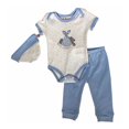 thumbnail image 1 of Pañalero con Pantalón Baby Circus Niño Talla 6 Meses Osito Puntos con Gorro 3 Piezas, 1 of 3