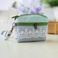 thumbnail image 4 of Maytalsory Portefeuille en Tissu Rural Léger, Motif en Toile durable Petit Sac à Petit style Rural Portefeuille Motif Rural pour Femmes Rouge Clair, 4 of 6