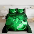 thumbnail image 2 of Homewish Green Gamepads Bedding Comforter Set 2pcs for Kids Children Boys,Abstract Lightning Twin Comforter Sets Microfiber,Video Game Breathable Bedding Set,Super Cozy Room Decor,Reversible, 2 of 8