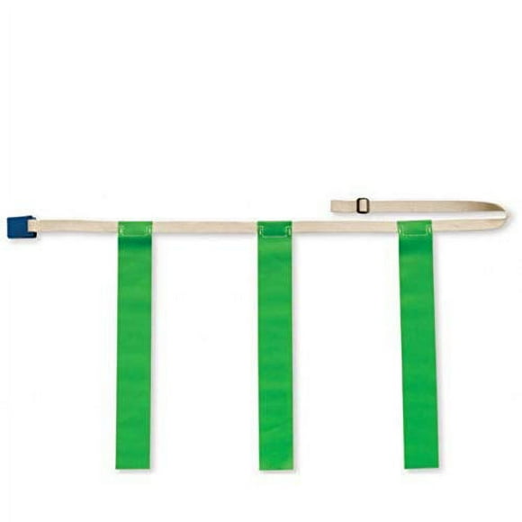 TRIPLE THREAT Flag Football Belts, Green, Large (EACH)