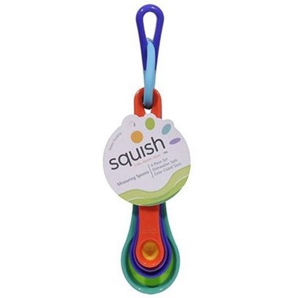 Cucharas Medidoras Squish 1/8 Cucharadita 1/4 Cucharadita 1/2 Cucharadita 1 Cucharada 41010C