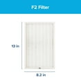 thumbnail image 3 of Filtrete Advanced Allergen, Bacteria & Virus True HEPA Room Air Purifier Filter, F2, 3 of 11