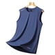 thumbnail image 4 of Chaleco de seda de hielo para hombre, para deportes de verano, ocio, Ice Sense, fino, transpirable, para correr, fitness, secado rápido, 4 of 4