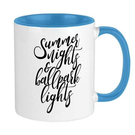 

CafePress - Summer Nights And Ballpark Light - Ceramic Coffee Tea Novelty Mug Cup 11 oz