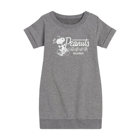 

Peanuts - Dancing Snoopy - Toddler & Youth Girls Fleece Dress