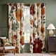 thumbnail image 1 of Cortinas Jinchan Lora 95% Opacas Florales 244x127 cm Beige, 1 of 9