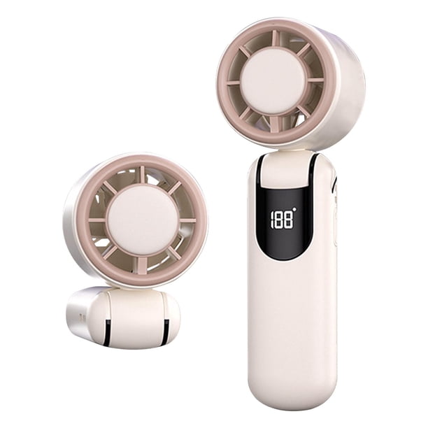 Mini Ventilador Portátil de Turbina de Refrigeración Termoeléctrica de Alta Velocidad Mini Ventilador Portátil, Ajustable a 100 Velocidades, Adecuado para Uso Al Aire Libre
