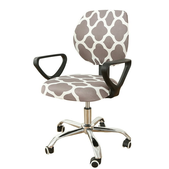 SHCKE Computer Office Chair Cover Stretchable Universal Chair Covers Stretch Rotating Chair Slipcover Computer Rotating Chair, Armless Chair Stretchable Universal Slipcover for Desk Task Chair
