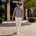thumbnail image 3 of AZoiNM Men's Premium Heavyweight Short Sleeve Polo T-Shirt with Pocket, 3 of 12