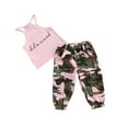 thumbnail image 4 of Guardurnaity Trajes de bebé Trajes de chaleco de niña infantil Pantalones cortos de bebé Traje de ropa de verano para niños pequeños conjuntos de ropa Rosado 120cm, 4 of 6