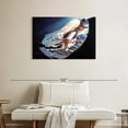 thumbnail image 2 of Elephant Stock Hot Keys Wall Art - Horizontal Canvas Wall Art - Living Room Wall Decor - Music Canvas - Blue And Black Decor By Steven Johnson - 36" x 24", 2 of 8