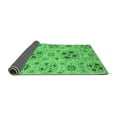 thumbnail image 2 of Ahgly Company Indoor Rectangle Abstract Emerald Green Modern Area Rugs, 7' x 10', 2 of 4