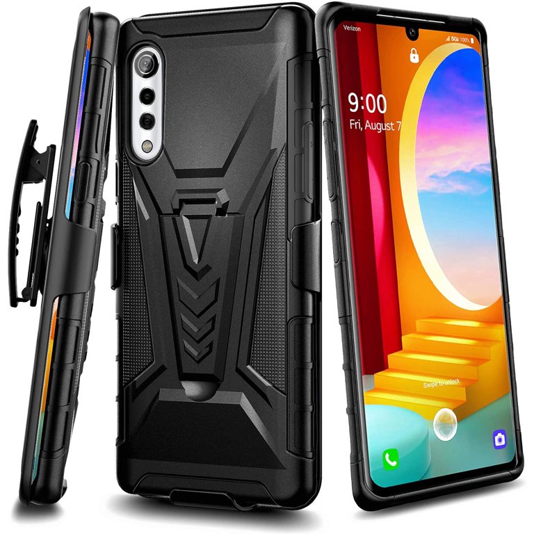 for 5.2 LG X Venture LV9 xventure Case Phone Case Designed Wallet Grip  Grained Fold Kick stand Hybrid Pouch Pocket Purse Screen Flip Cover Big  Heart 