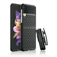 thumbnail image 6 of For Samsung Galaxy Z Flip 3 5G Case, Tekcoo 180 Rotating Swivel Belt Clip Slim Holster Shell Combo Case Cover [Kickstand Feature] for Samsung Z Flip 3 5G Phone - Black, 6 of 8