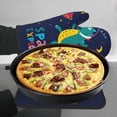 thumbnail image 7 of KLL Dinosau Space Explorer Pattern Oven Mitts and Pot Holders 2pcs Sets for Kitchen, Oven Mitt Heat Resistant 536°F, Oven Gloves for Kitchen,Cooking and Baking, 7 of 7