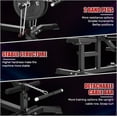 thumbnail image 6 of Seated Dip Machine, 400LBS Strength Training Upper Body Machine with Tricep Dip Press & Cable Bar for Home Gym, 6 of 11