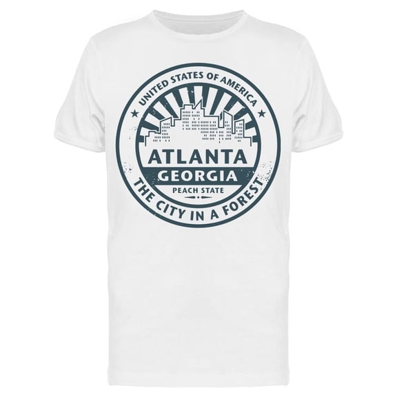Atlanta City In A Forest Tee Men's -Image by Shutterstock