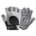 thumbnail image 4 of Guantes de entrenamiento, guantes de levantamiento de pesas, guantes de ciclismo, guantes antideslizantes para deportes al aire libre, guantes de L Gris claro, 4 of 8