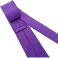 thumbnail image 3 of ORUYROP Cravates pour Hommes Couleur Unie Unie Cravates Noires Formelles pour Hommes, 3 of 5