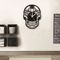 thumbnail image 5 of Kiplyki 3D Creative Skull Acrylic Mirror Wall Clock Home Decoration Wall Clock, 5 of 9