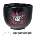 thumbnail image 3 of Cuenco de cerámica Silver Buffalo Jack Skellington 590 ml con palillos, 3 of 6