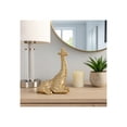 thumbnail image 4 of Elegant Resin Sitting Giraffe Sculpture for Home Décor - Figurine for Bathroom, Office, and Living Room Accent - Ornament for Entryway, Shelf and Coffee Table Display - 10", Gold & Metallic, 4 of 12