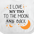 thumbnail image 4 of Inktastic I Love My Tio to the Moon and Back Boys or Girls Baby Bib, 4 of 4