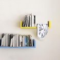 thumbnail image 3 of Rome twisted fusion reloj de pared surrealista Salvador Dali estilo reloj de pared decoración regalo, plata, 3 of 5