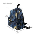 thumbnail image 3 of FORMRS School Backpack with Front Zippered Pocket 12" Student Travel Daypack, Blue Geometric Pattern, 3 of 6