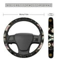 thumbnail image 5 of Jeiento Butterfly Car Steering Wheel Cover for Women Girls Flowers Auto Steering Wrap Cover Automotive Interior Protector Accessories Decorative Washable and Easy to Install, 5 of 6