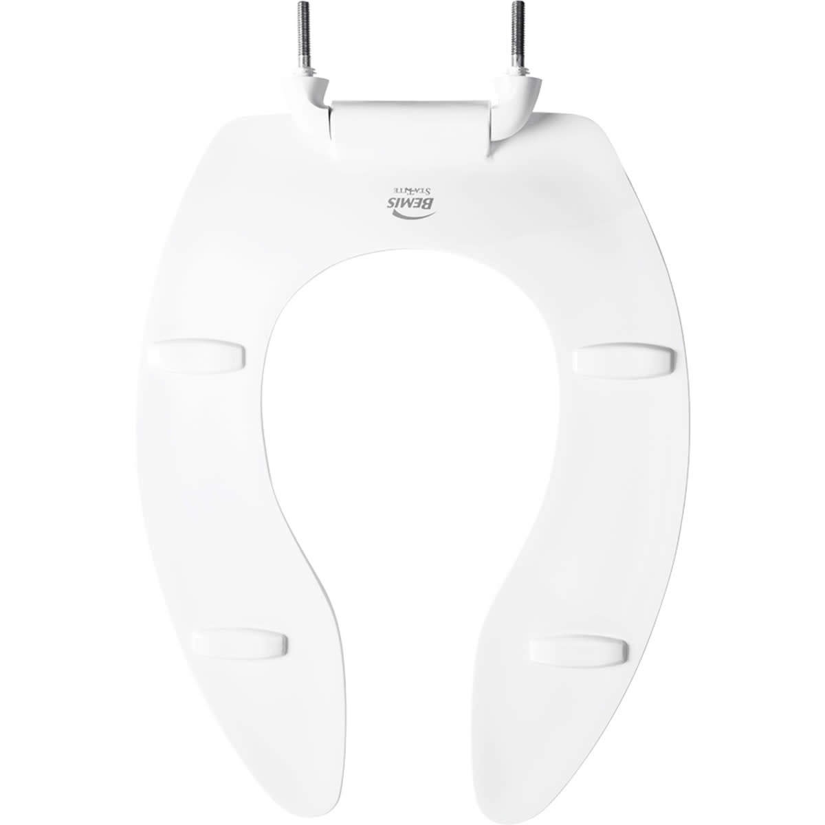Bemis 1655CT Commercial Plastic Elongated Toilet Seat, Available in Various Colors