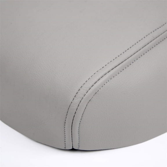 Phyun Console Lid Armrest Cover Fits for Toyota Highlander 2008-2013 Gray Leather
