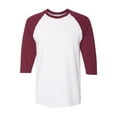 thumbnail image 2 of Gildan Heavy Cotton Three-Quarter Raglan Sleeve Baseball T-Shirt, 2 of 3