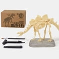 thumbnail image 4 of Birdeem Dinosaur Puzzle, with Small Plastic Tools (Hammer, Chisel, Brush) To Open the Clods To Find Gossils, Imitation of Archaeological Processes, 4 of 11