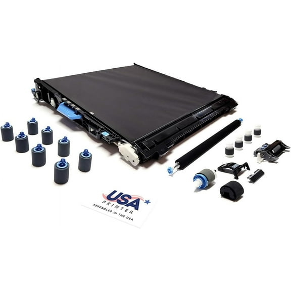 USA Printer CE516A-DTK-USA Deluxe Transfer Kit for HP Color LaserJet CP5225 CP5525 M750 M775 includes Intermediate Transfer Belt (ITB), RM1-6128 Transfer Roller, & Tray 1-6 Roller Kit