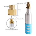 thumbnail image 2 of Thread Converts Adapter Match Quooker Cube Tank Female Tr21-4 to Male Tr21-3, 2 of 5