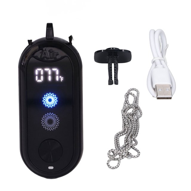 Purificador de aire portátil, generador de iones negativos, mini ambientador portátil, recargable por USB para viajes.