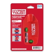 Hyper Tough 10-Foot Multi-Surface Laser Level Tool, Non-Damaging Wall Mounting, Bubble Vials for Aligning Vertical and Horizontal Line Laser