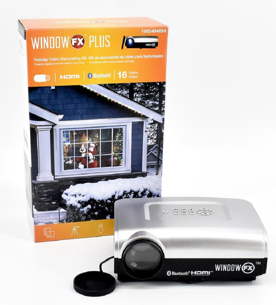 Window FX Plus Projector Year-Round Holiday Video Decorating Kit 28008 