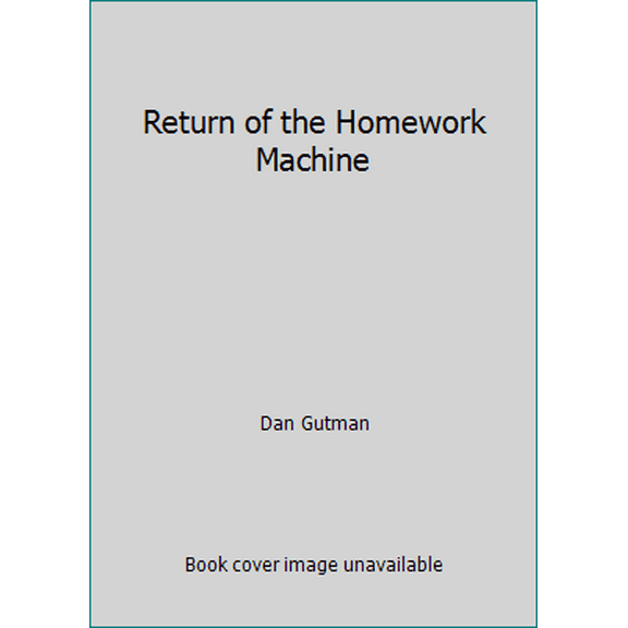 Pre-Owned Return of the Homework Machine (Paperback) 0545292441 9780545292443