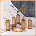 thumbnail image 7 of Bocaoying 12 Pack Vintage Glass Mini Bud Vase, Small Flower Vase in Bulk, Vertical Stripes Bottles Ribbed, Clear Vases for Flower, Centerpiece Decorative Vases for Home Wedding Bridal, 7 of 7
