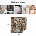 thumbnail image 5 of Cloth Napkins Set of 4 - 20x20 Inches, Stones Washable Reusable Table Napkins, Gravel Rock Cobblestone Natural Pattern Art Soft & Absortbent Dining Napkin for Party Wedding Hotel Restaurant, 5 of 8
