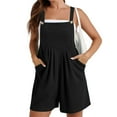 thumbnail image 2 of ZyeKqe Rompers for Women Summer Short Jumpsuits Overalls Dressy Casual Sleeveless Romper Suspenders 1 Piece Outfits, 2 of 9