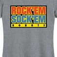 thumbnail image 3 of Rock 'Em Sock 'Em Robots - Rock 'Em Sock 'Em Robots - Women's Short Sleeve Graphic T-Shirt, 3 of 5