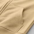 thumbnail image 4 of Staki Girl's Solid Hoodie Zip Up Long Sleeve Preppy Cute Sweatshirts Hoodies Tween Girls Trendy Clothes 1-14Y(Yellow,3-4 Years), 4 of 7