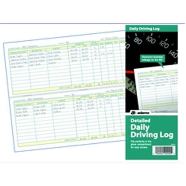 Adams Detailed Daily Driving Log