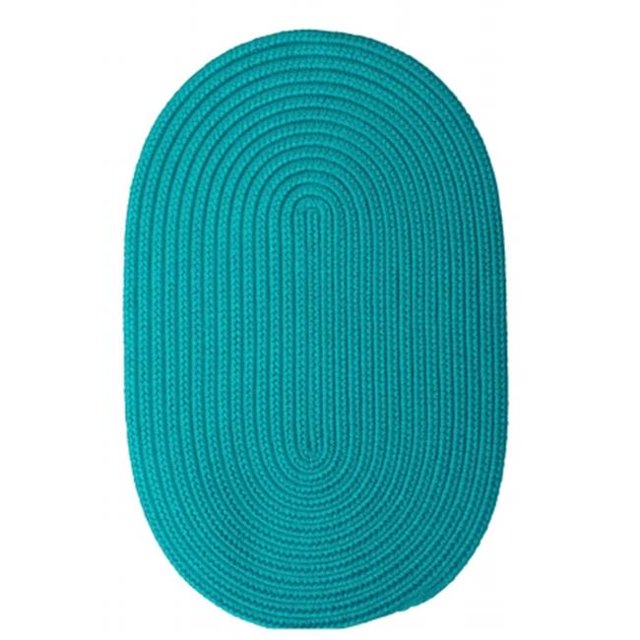 Colonial Mills Tapis BR56R072X072 Boca Raton - Turquoise 6 Pieds Tapis Rond Tressé